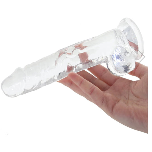 Naturally Yours 6 Inch Crystalline Dildo in Clear