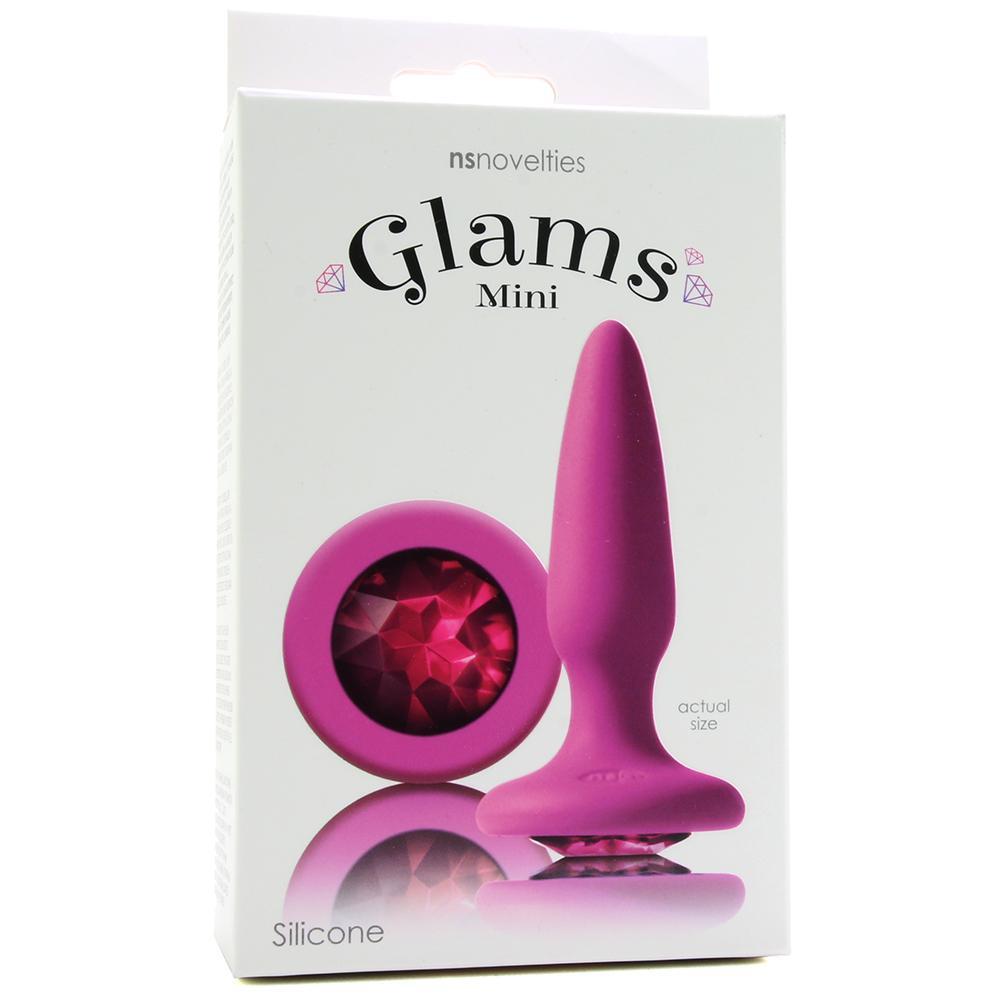 Glams Mini Pink Gem Silicone Butt Plug - Sex Toys Vancouver Same Day Delivery
