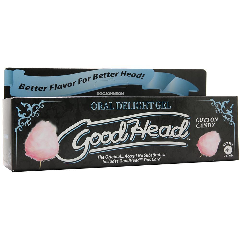 GoodHead Oral Delight Gel 4oz/113g in Cotton Candy - Sex Toys Vancouver Same Day Delivery