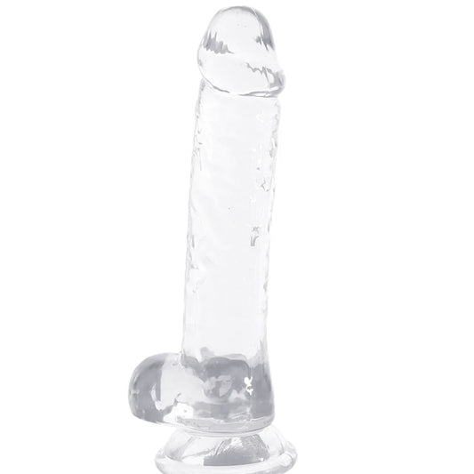 Naturally Yours 6 Inch Crystalline Dildo in Clear