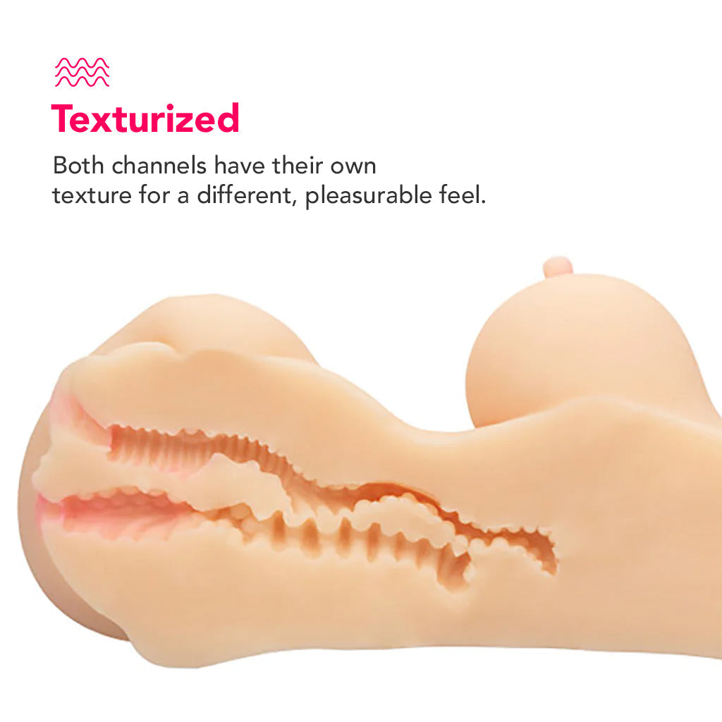 Stroke It Body Banger Masturbator in Ivory