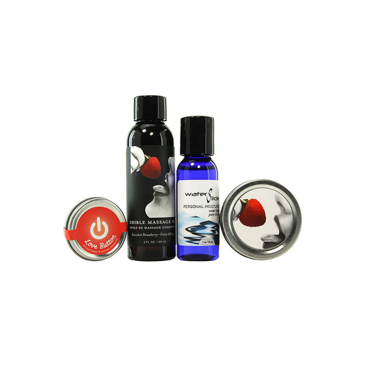 Hemp Seed Tasty Travel Set in Strawberry
